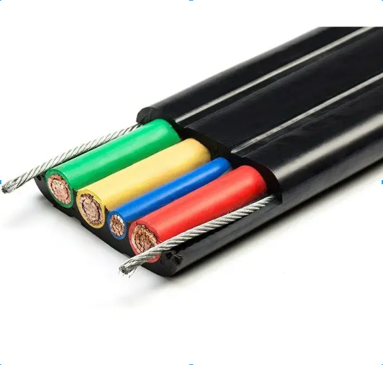 移动扁平加钢丝抗拉扁平软电缆YRFG   YVFBG YFFBG